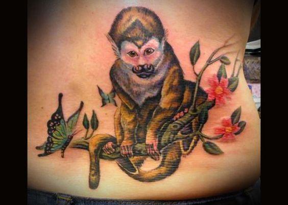 The meaning of the monkey tattoo - All about the tattoo