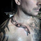 Татуировка цепь для мужчины