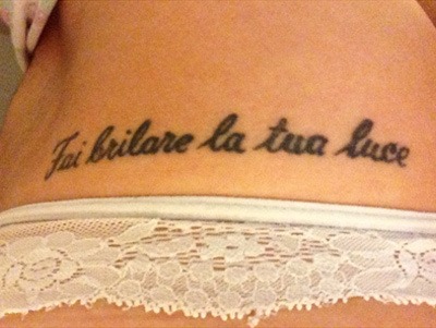 Tetoválás feliratok olaszul fordítással