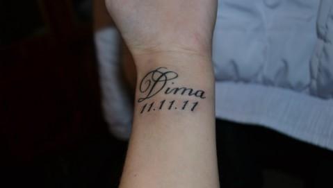 Татуировки с именем – как лучше