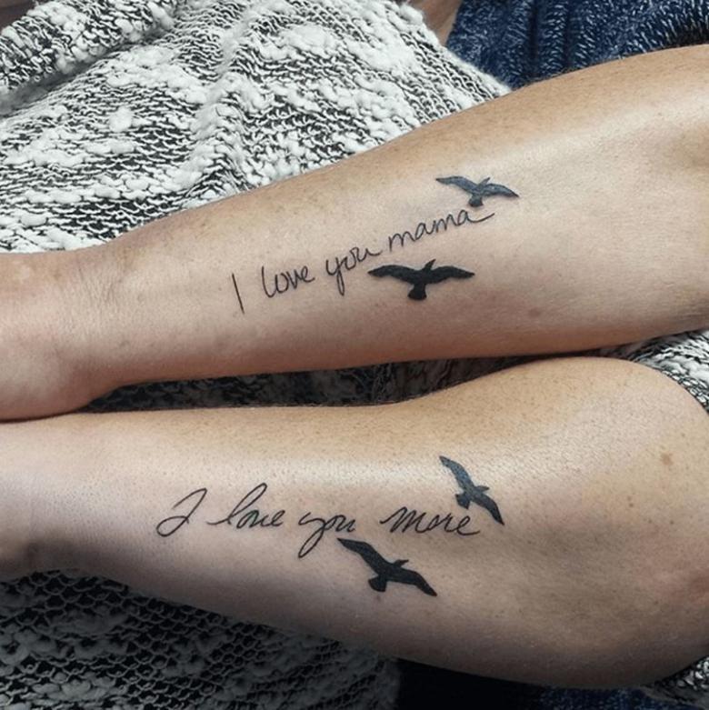 Татуировки для мамы и Дочки надписи