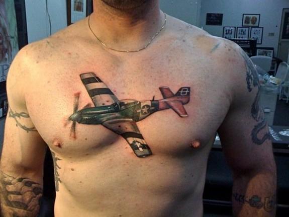 lėktuvo tatuiruotė
