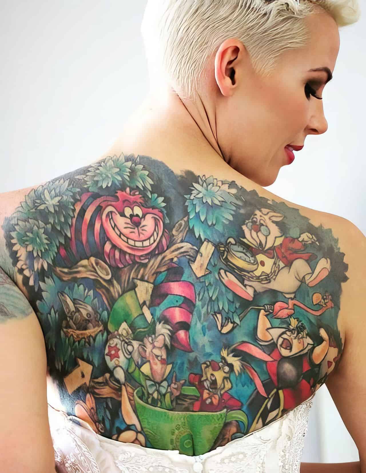 Tetovaža Alisa u zemlji čuda