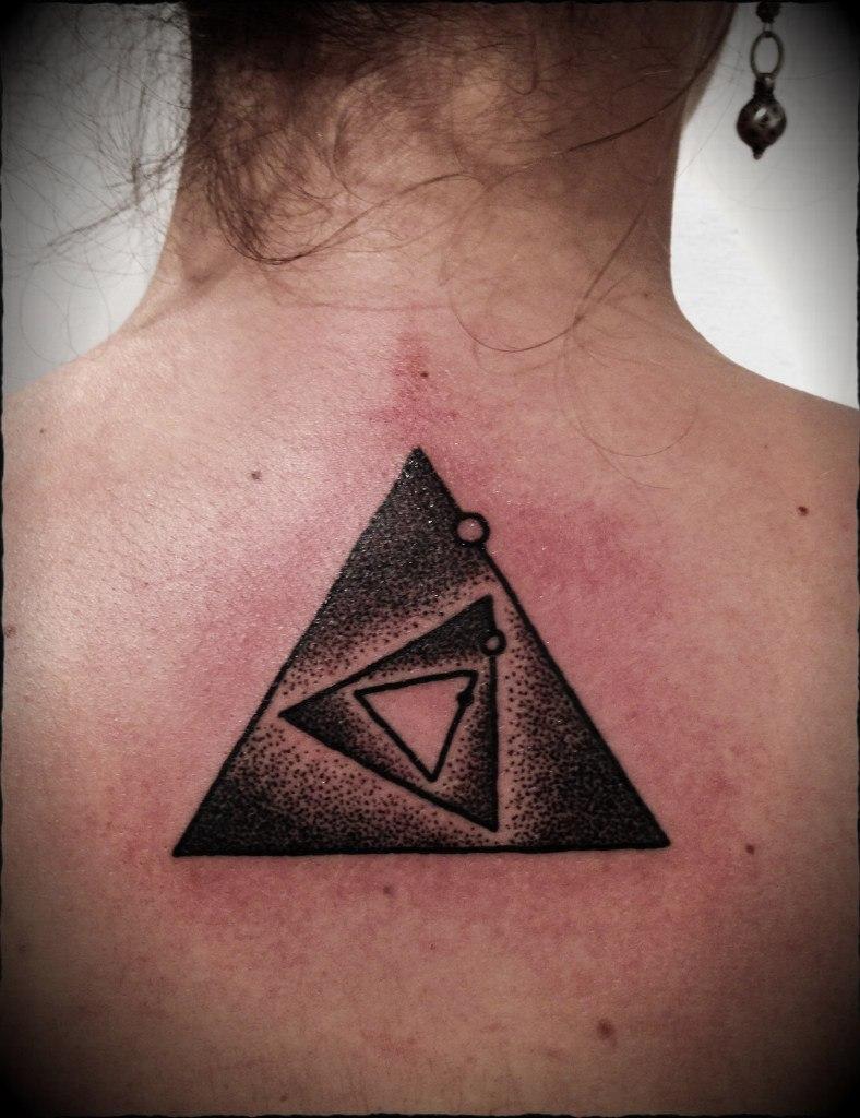 Three triangle tattoo - All about tattoo