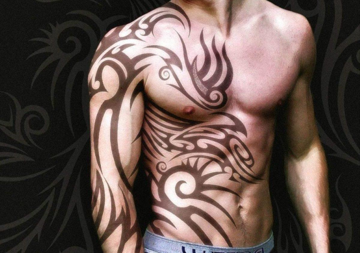 Keltų tatuiruotė ant viso kūno