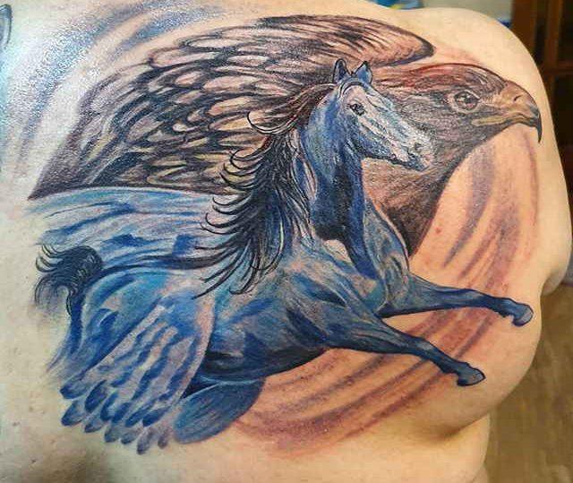 The meaning of the pegasus tattoo.