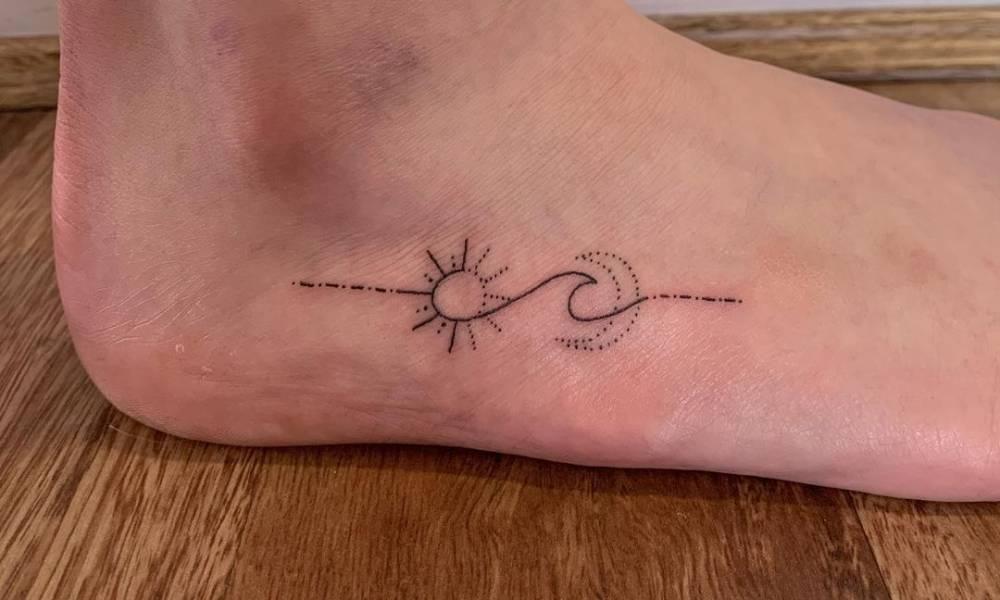 Tattoo an den Füßen