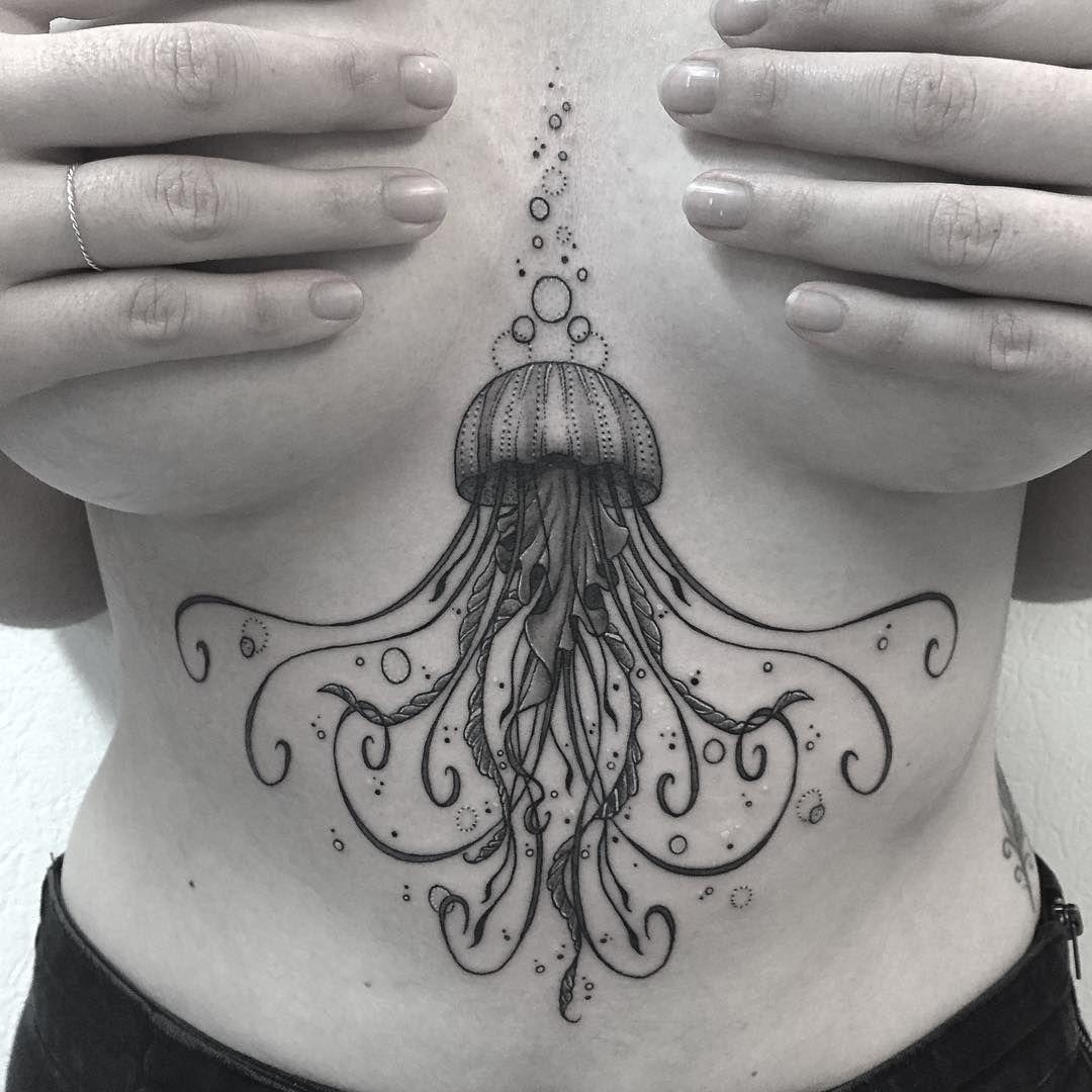Chandelier tattoo under breast - 🧡 Tatto Ideas 2017 Custom underbreast tat...