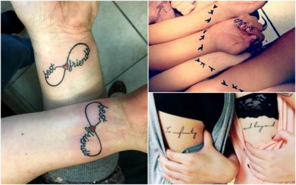 +100 татуировок для лучших друзей с крутым дизайном