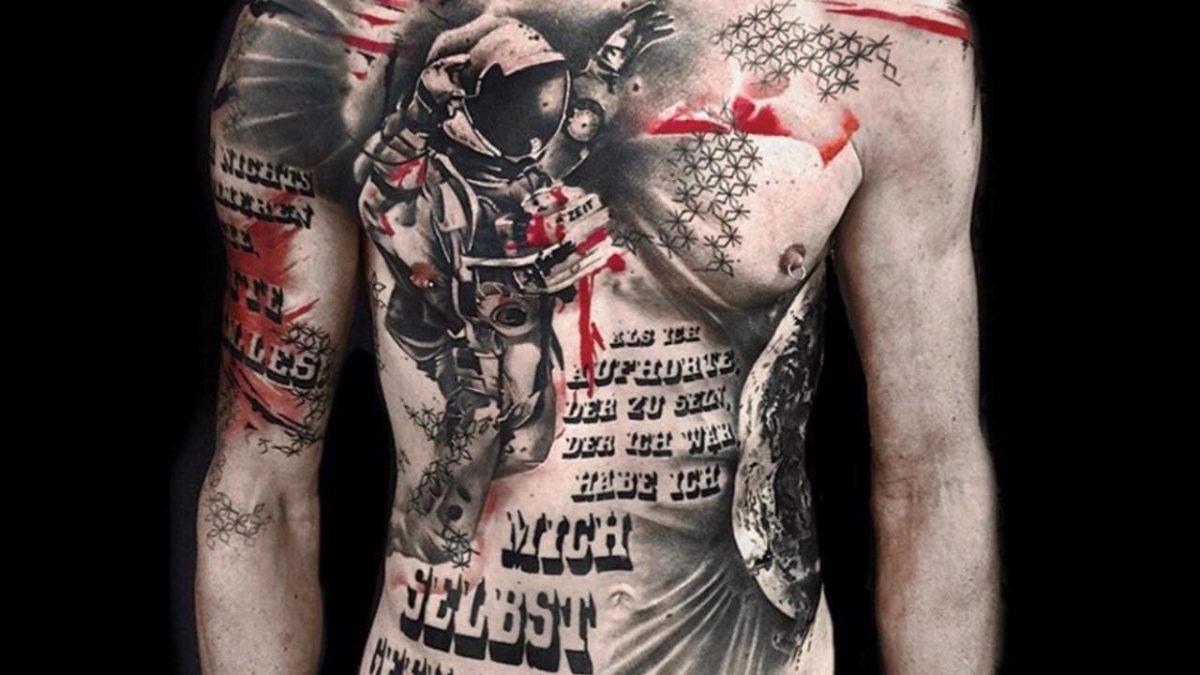 100 татуировок в стиле трэш полька (и их значение)