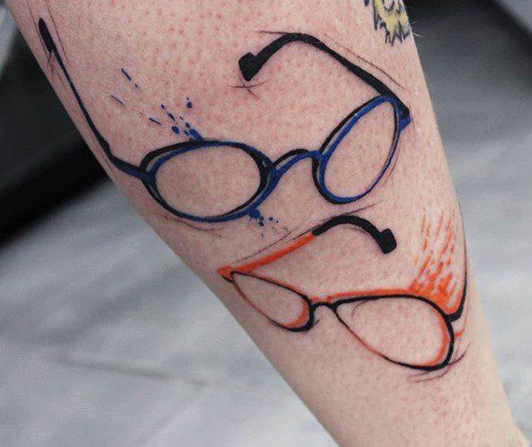 100 behind-the-ear tattoos