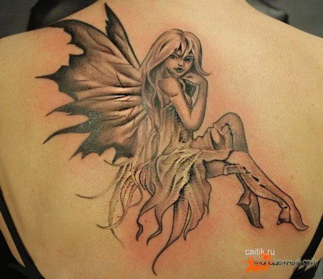 broken fairy tattoo