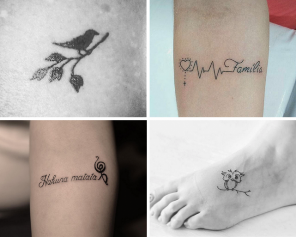 115 Маленькие татуировки с буквами и символами для женщин