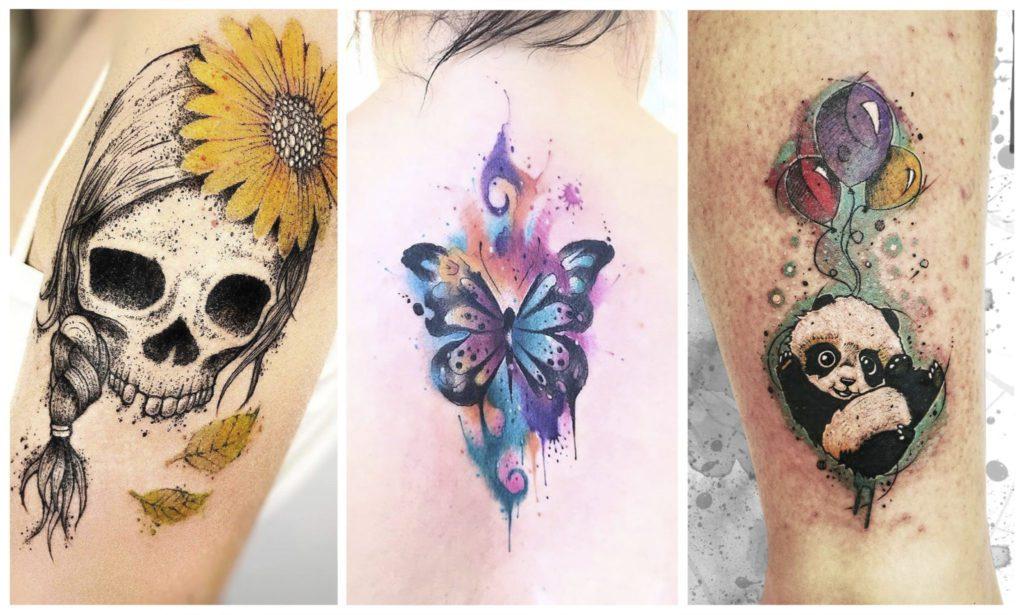 120 de tatuaje în acuarelă: de ce este (sau nu) să o faci!