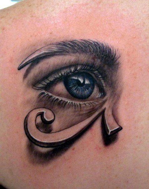 125 татуировки на очите: много реалистични дизайни (и видове)