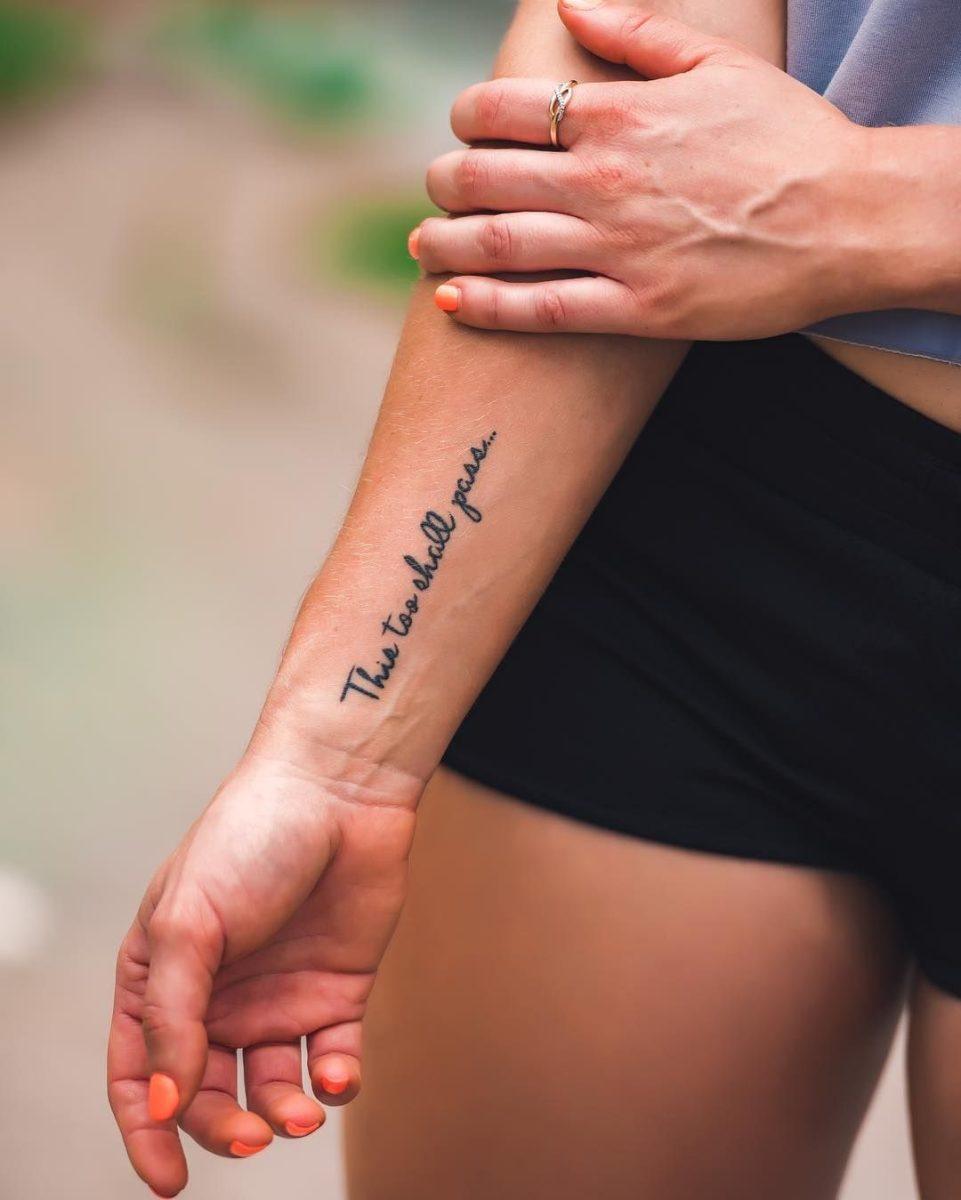130 tetování s uvozovkami: nejlepší místa na těle