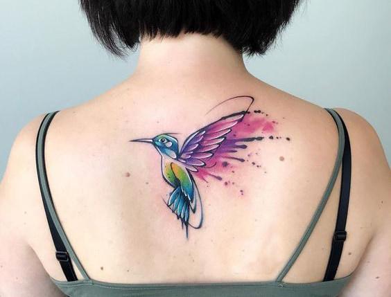 170 tatuaxes de colibrí: mellor deseño e significado