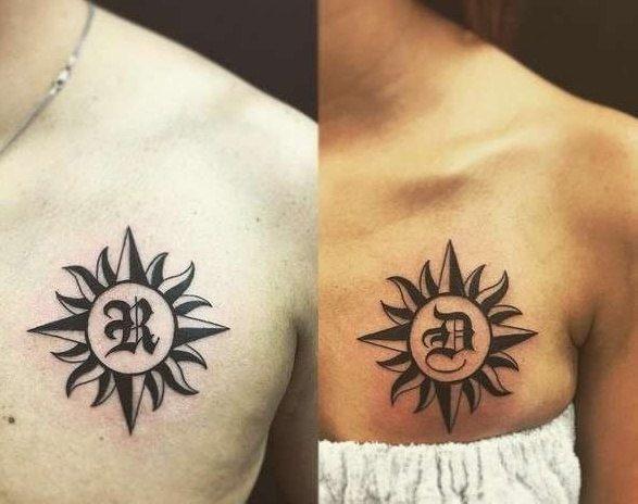 175 auringon tatuointia: paras muotoilu ja merkitys