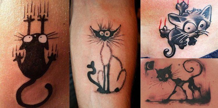 18 татуіровак, натхнёных Жанчынай-коткай, самым «каціным» злодзеем у гісторыі