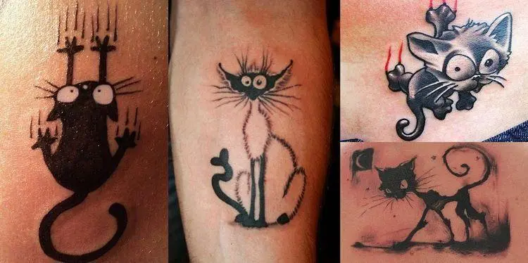 18 tattoos inspired by Catwoman, the most "feline" thief in history