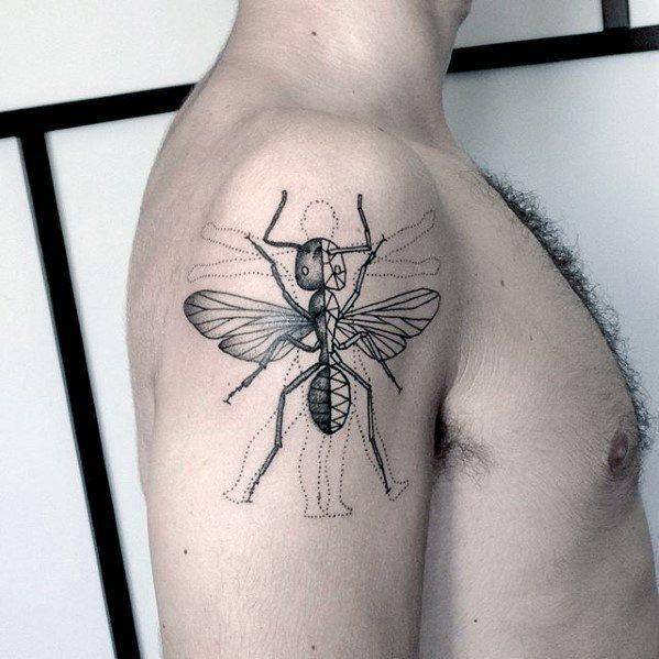 татуировка муравей 196