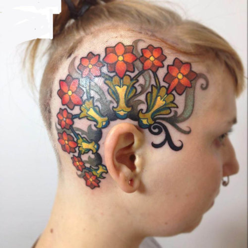 232 Татуировки на лице и голове