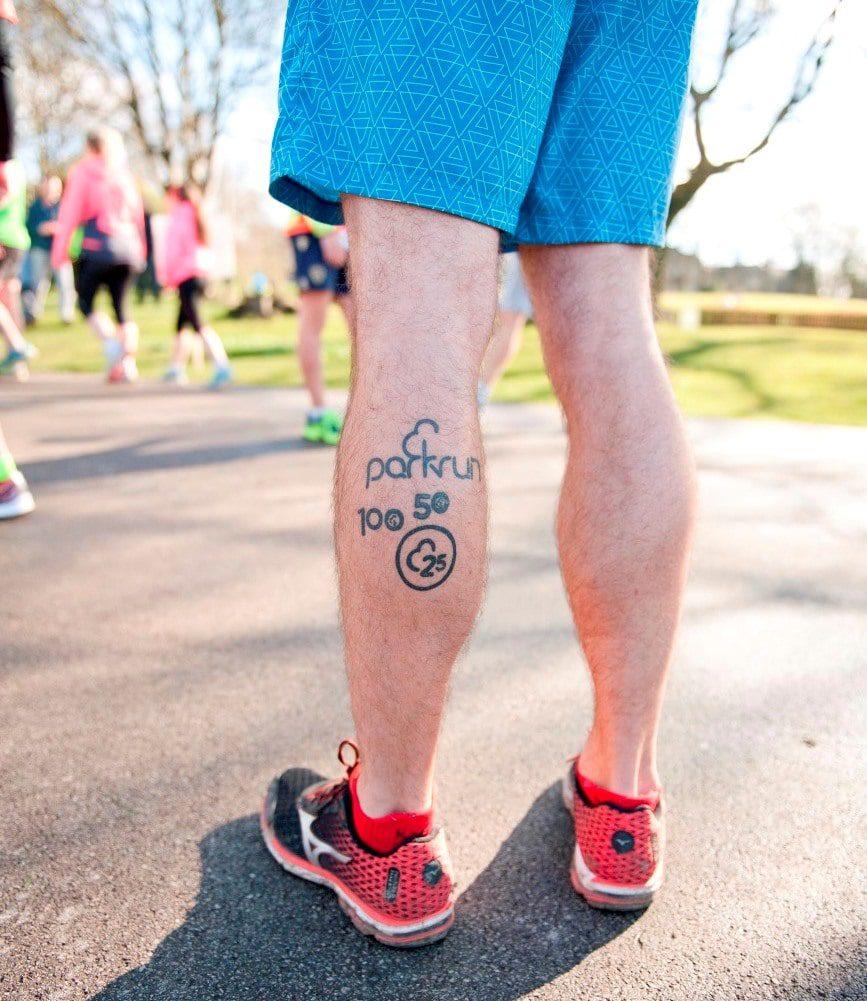 33 tatu untuk pelari dan pelari maraton