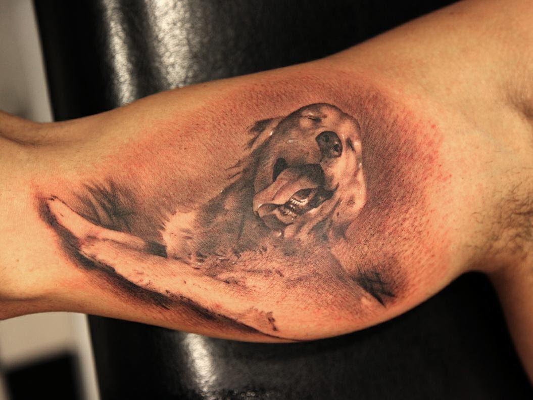 35 tatuaży dla psów Golden Retriever (i co one oznaczają)