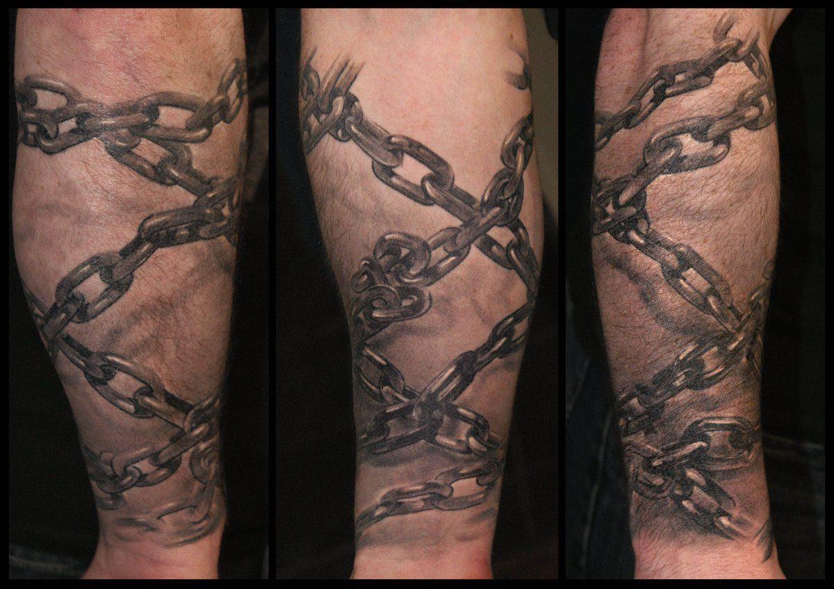 39 татуировок с цепями: лучшие дизайны и значения
