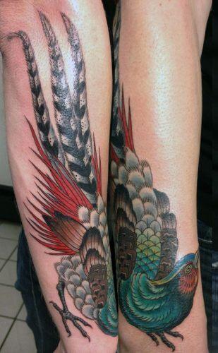 40 tatuazhe të fazanit (dhe çfarë kuptimi kanë)
