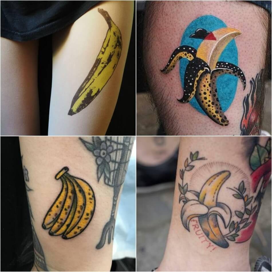 40 tatuaggi banana (e cosa significano)