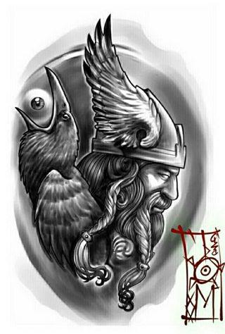 40 Egishjalmur Viking علامت ٽاٽو ۽ انھن جي معنيٰ