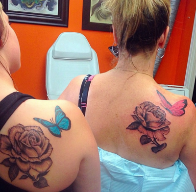 42 Татуировки для мамы и дочки (со смыслом)