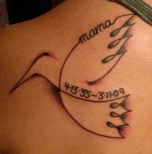 45 идей татуировки на память об умершей матери