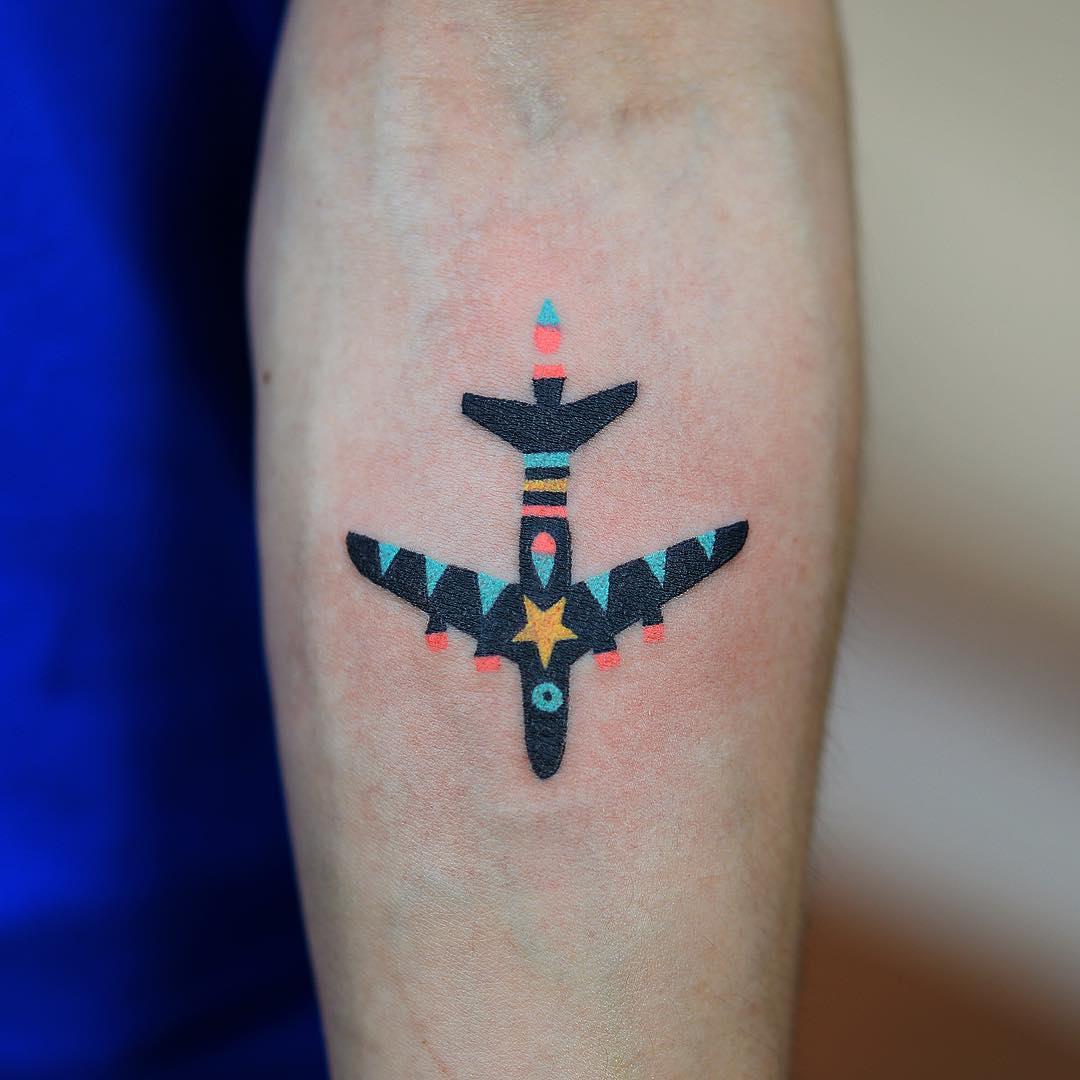 45 airplane tattoos: best designs and meanings