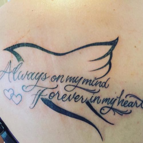 46 идей татуировки на память об умершем друге или друге