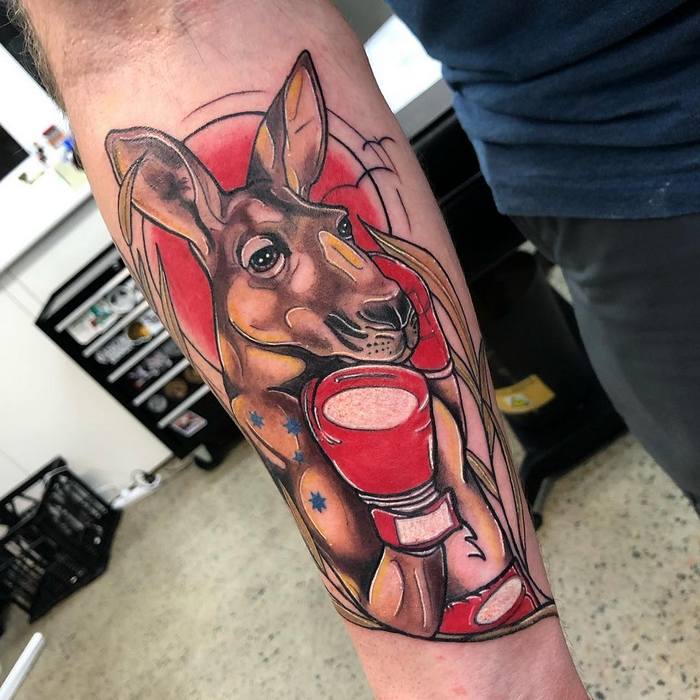 47 kenguru tetoválás (és mit jelentenek)