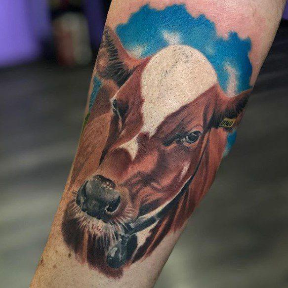 50 tato sapi: desain dan makna terbaik