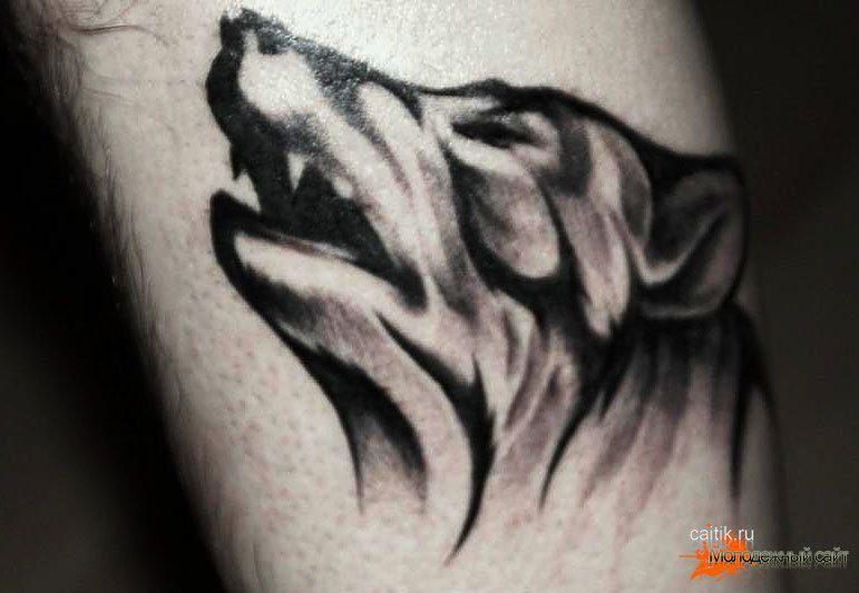 Татуировка волк: значение и фото