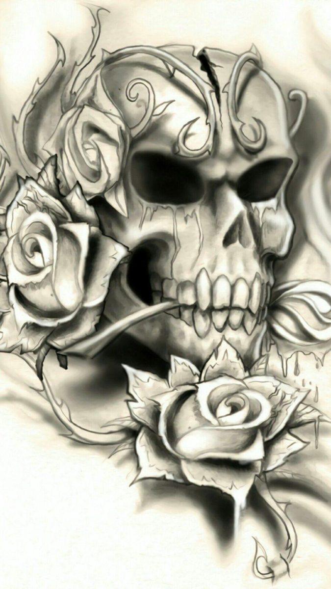 58 Skull and Katrina Tattoos: Drawing Images 2020/2021
