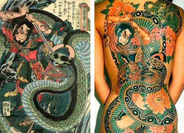 59 japonských tetování anime a manga (a jejich význam)