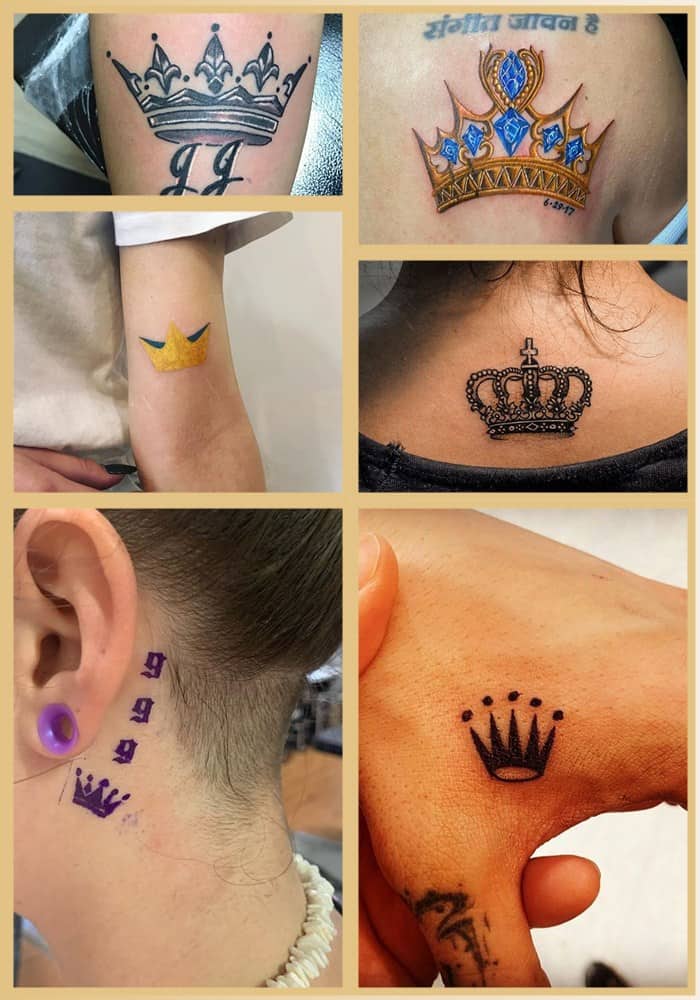 60 upeaa kruunun tatuointia