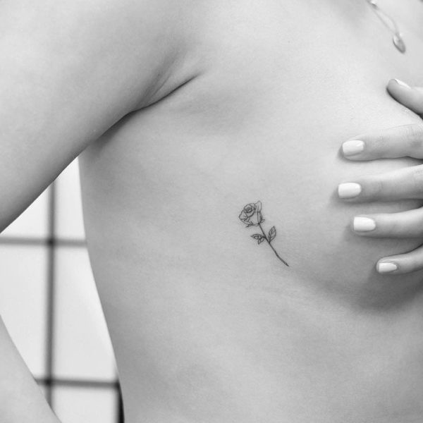 60 идей тату на ребрах для сексуальных женщин