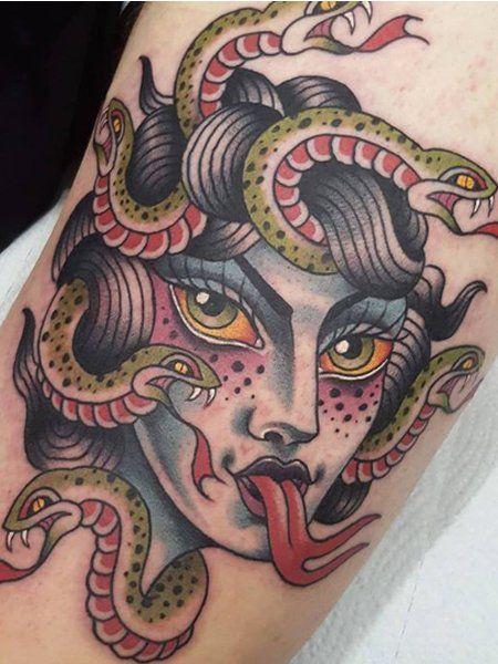 +60 Medusa Tattoos with Designs 2020/2021 for women.