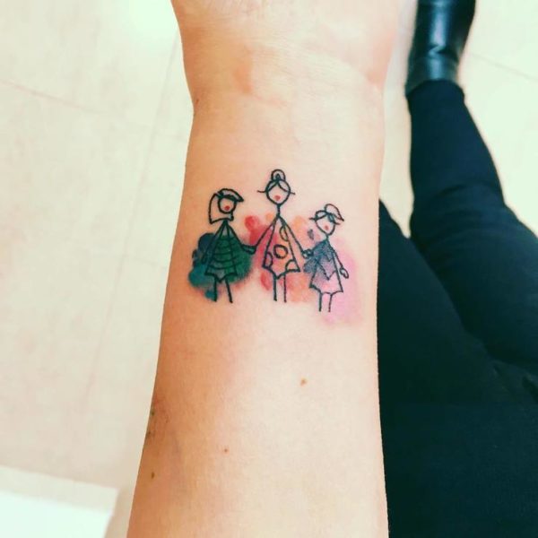 60 татуировок детей для мам, которые показывают свою любовь
