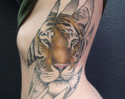 60 татуировок тигра для женщин и их значение