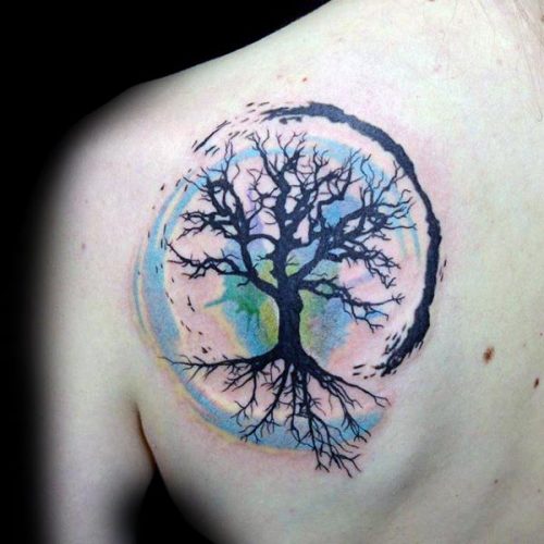 65 самых удивительных дизайнов татуировок с деревьями