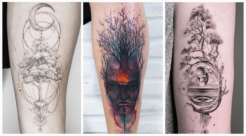 65 diseños de tatuajes de árboles más increíbles