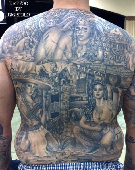 65 впечатляющих дизайнов татуировок ацтеков