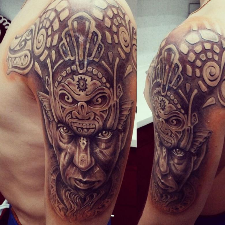 65 impresionantes diseños de tatuajes aztecas